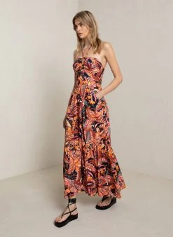 ALC LTD Adelle Halter Midi Dress