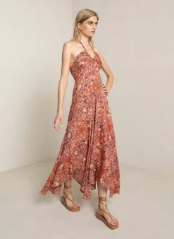 ALC LTD Dresses Amina Halter Midi Dress