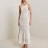 ALC LTD Dresses Antonia Crochet Halter Dress
