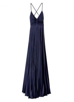 ALC LTD Dresses Aries Satin Pleated Dress