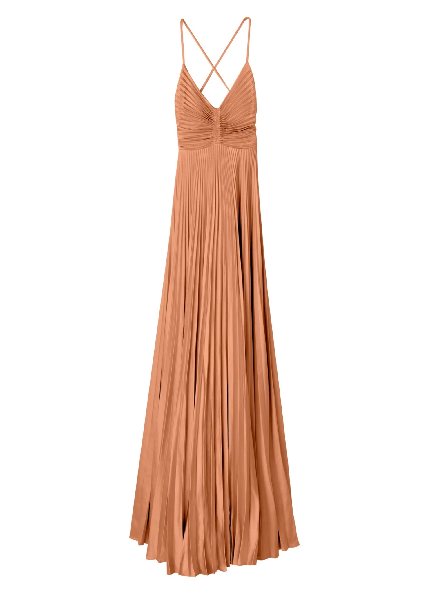 ALC LTD Dresses Aries Satin Pleated Dress 7 ALC LTD Dresses Aries Satin Pleated Dress