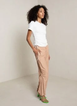 ALC LTD Austin Ribbed Cotton Tee Tops