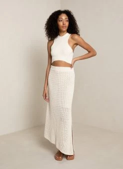 ALC LTD Caleb Crochet Skirt Knitwear