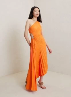 ALC LTD Dresses Delfina Pleated Dress 4 ALC LTD Dresses Delfina Pleated Dress