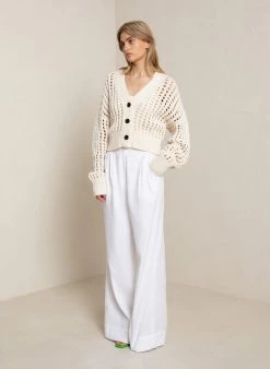 ALC LTD Drew Crochet Cardigan