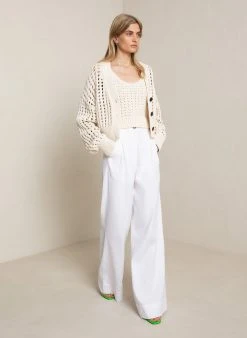 ALC LTD Drew Crochet Cardigan