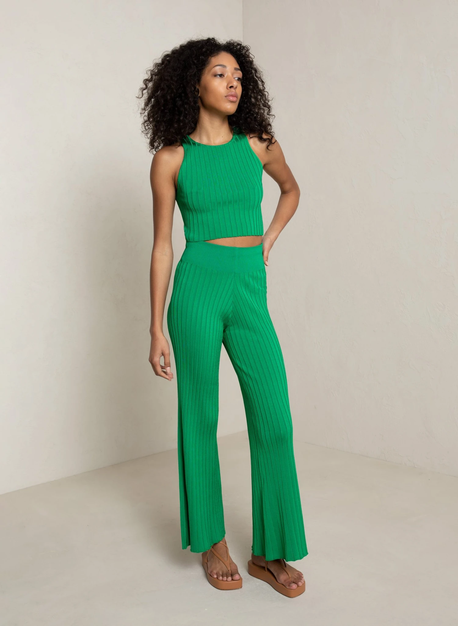 ALC LTD Eden Rib Knit Top Knitwear 4 ALC LTD Eden Rib Knit Top Knitwear