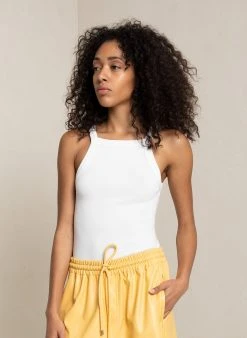 ALC LTD Tops Hannah Ribbed Cotton Tank