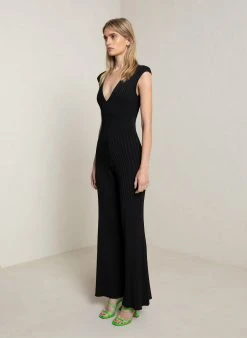ALC LTD Holden Rib Knit Jumpsuit Knitwear