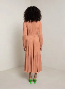 ALC LTD Dresses Jenna Pleated Midi Dress