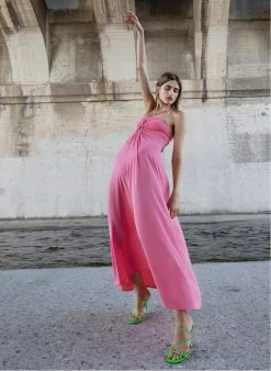 ALC LTD Julieta Jersey Midi Dress Dresses