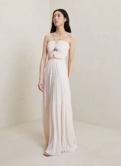 ALC LTD Kai Pleated Maxi Dress