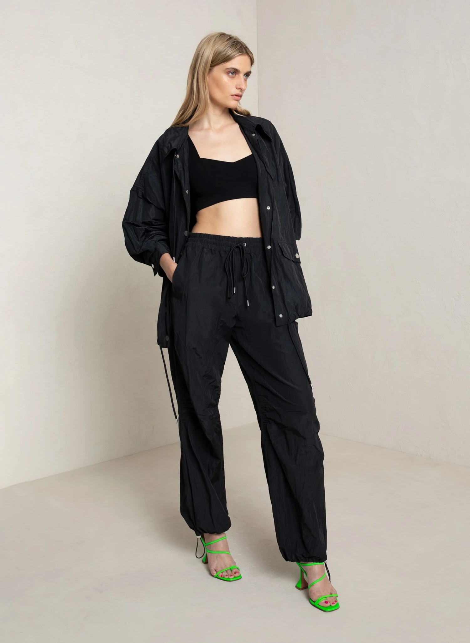 ALC LTD Bottoms Keegan Nylon Pant 4 ALC LTD Bottoms Keegan Nylon Pant