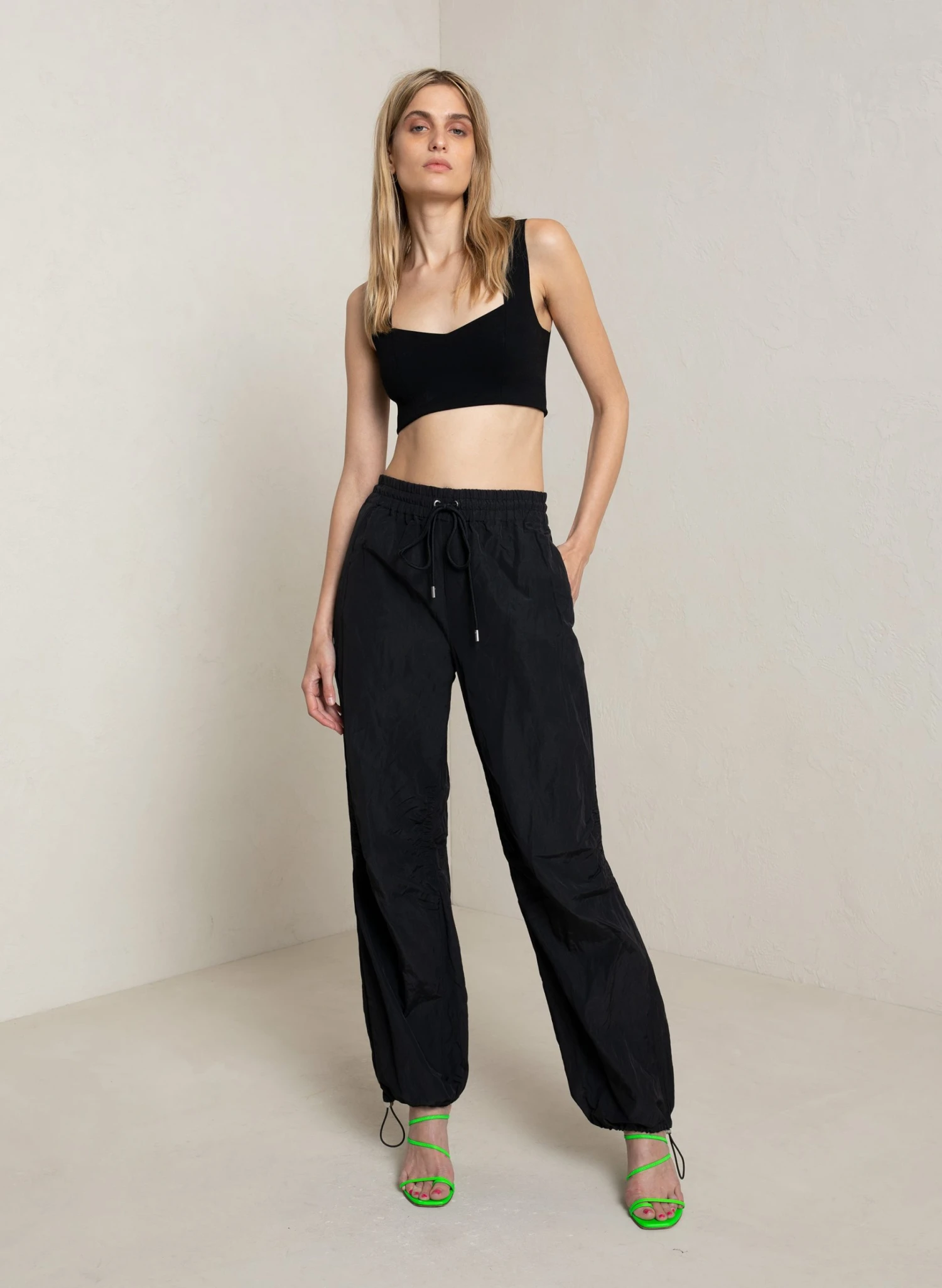 ALC LTD Bottoms Keegan Nylon Pant 5 ALC LTD Bottoms Keegan Nylon Pant