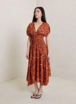 ALC LTD Dresses Lucia Cotton Midi Dress