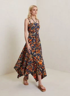 ALC LTD Blanca Cotton Maxi Skirt