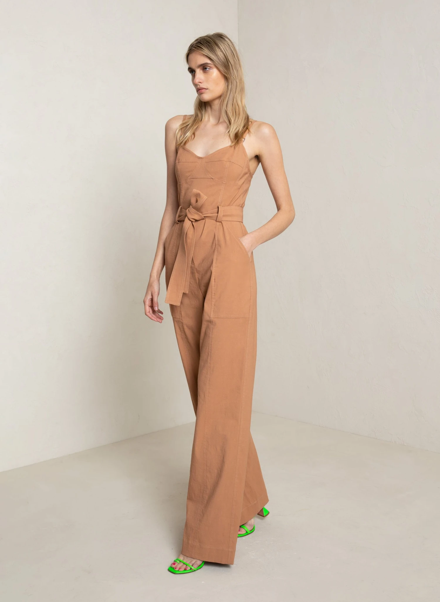 ALC LTD Mila Linen Jumpsuit 3 ALC LTD Mila Linen Jumpsuit