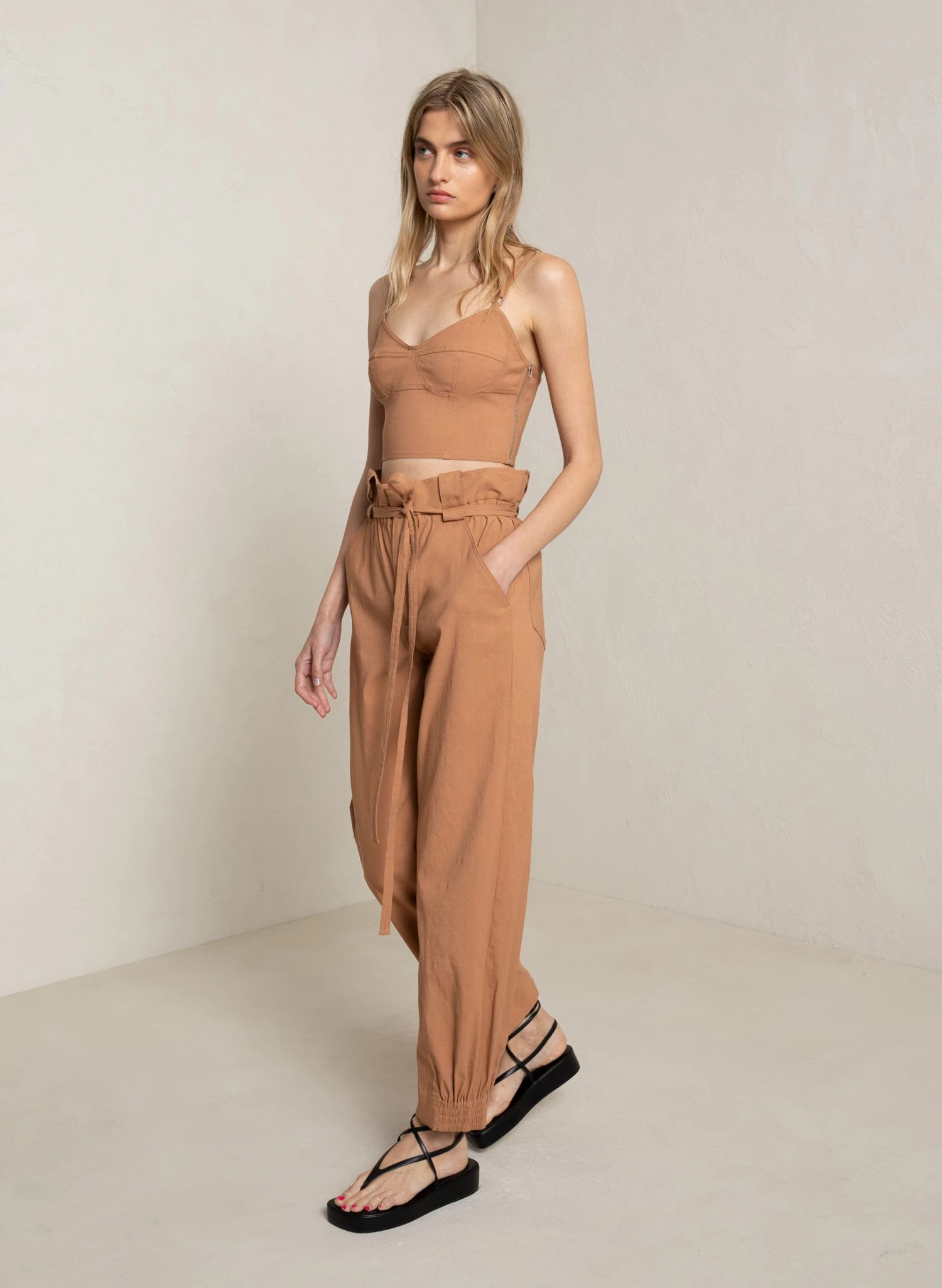 ALC LTD Dylan Linen Pant Bottoms 3 ALC LTD Dylan Linen Pant Bottoms