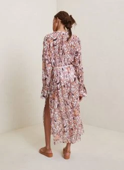 ALC LTD Palma Silk Maxi Coverup