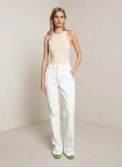 ALC LTD Adan Cotton Straight-Leg Pant