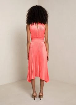 ALC LTD Renzo Pleated Midi Dress Dresses