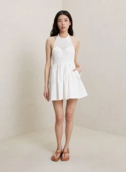 ALC LTD Dresses Salines Crochet Mini Dress