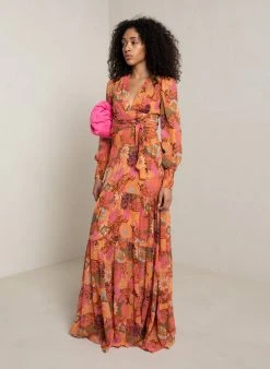 ALC LTD Sage Chiffon Maxi Skirt Bottoms