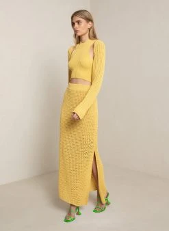 ALC LTD Sawyer Ribbed Knit Bolero Knitwear