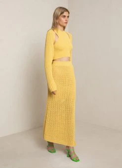 ALC LTD Sawyer Ribbed Knit Bolero Knitwear