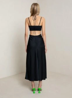 ALC LTD Dresses Sienna Satin Halter Dress 5 ALC LTD Dresses Sienna Satin Halter Dress