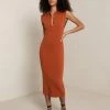 ALC LTD Taylor Knit Midi Dress