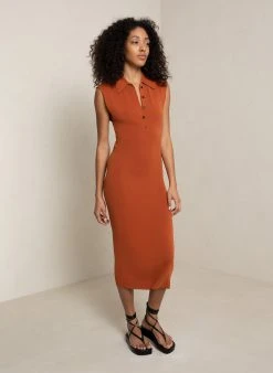 ALC LTD Taylor Knit Midi Dress