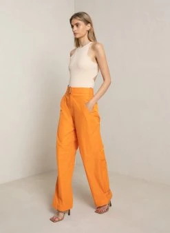 ALC LTD Toby Cotton Pant Bottoms 9 ALC LTD Toby Cotton Pant Bottoms