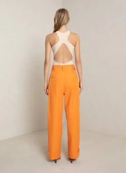 ALC LTD Toby Cotton Pant Bottoms 10 ALC LTD Toby Cotton Pant Bottoms