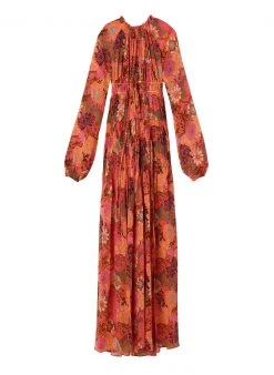 ALC LTD Dresses Valentina Chiffon Maxi Dress