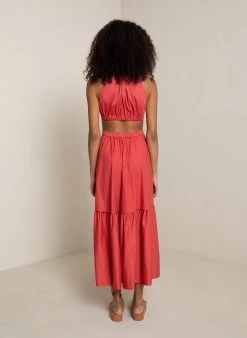 ALC LTD Whitney Cotton Midi Dress Dresses