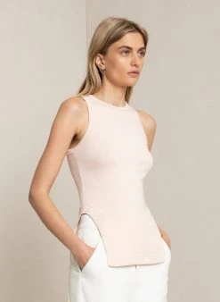 ALC LTD Willa Ribbed Cotton Tank