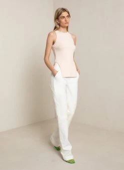 ALC LTD Willa Ribbed Cotton Tank